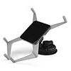 360 Rotation Aluminium Suction Car Stand for Apple iPad / iPad 2