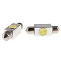 36mm 1W White Light Festoon LED Bulb for Car Reading Lamp (12V,  2-Pack)