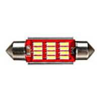 36MM 4014 12SMD Festoon Dome LED Light Interior Reading Bulb 12 24V DC Non-polar with Radiating Function