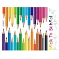 3747CM New Colored Pencil Sticker Self Adhesive Wall Stickers Creative Children