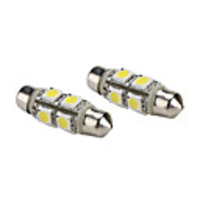 37mm 1.5W 8x5050 SMD White Light Festoon LED Bulb