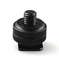 3/8"-20 3/8 inch Tripod Screw to Flash Hot Shoe Adapter