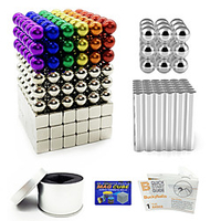 387 pcs Magnet Toy Magnetic Toy Magnetic Balls Magnetic Sticks Building Blocks Puzzle Cube Magnetic Square Stress and Anxiety Relief Office Desk Toys Relieves ADD,  ADHD,  Anxiety,  Autism Teenager miniinthebox