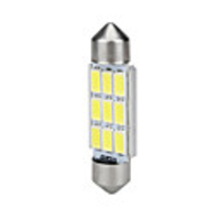 39MM Festoon 5630 9SMD Canbus Error Free Car White LED Interior Dome Light Buld