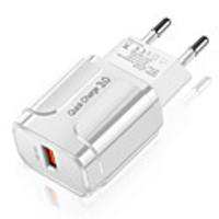 3A Quick Charge 3.0 USB Charger EU Wall Mobile Phone Charger Adapter for iPhone X MAX 7 8 QC3.0 Fast Charging for Samsung Huawei Xiaomi and Others