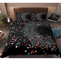 3D Black Hole 3-Piece Duvet Cover Set Hotel Bedding Sets Comforter Cover with Soft Lightweight Microfiber,  Include 1 Duvet Cover,  2 Pillowcases for Double/Queen/King(1 Pillowcase for Twin/Single) miniinthebox
