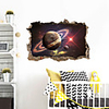 3D Broken Wall Star Sky Wall Sticker Home Children