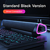 3D Computer RGB Light Speaker Bar Stereo Sound subwoofer Bluetooth Speaker For Macbook Laptop Notebook PC Music Player Wired Loudspeaker