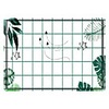 3D Digital Print Nonslip Doormat Indoor Door Mats Green Grid Print Floor Mats Entry Way Welcome Doormats Bath Pad for Kitchen Bathroom Home Decor