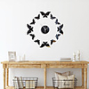 3D DIY Wall Clock Butterfly Numerals Clock Frameless Mirror Wall Sticker Home Decor for Living Room Bedroom