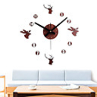 3D DIY Wall Clock Roman Numerals Clock Frameless Mirror Wall Sticker Home Decor for Living Room Bedroomicker Home Decor for Living Room Bedroom Christmas Decoration