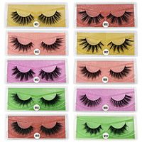 3D False Eyelashes 10 Pairs Base Card Natural Thick Eyelashes Cosmetic Grooming Supplies Party Halloween miniinthebox