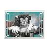 3D False Window Cat Space Home Children