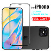 3D Full Cover Tempered Glass For iPhone 12 11 Pro Max 12 Mini Protective Films For iPhone 12 11 X XS MAX XR SE 2020 8 7 6 Plus 5 se Full Cover Screen Protector Tempered Glass