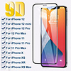 3D Full Cover Tempered Glass For iPhone 12 11 Pro Max 12 Mini Protective Films For iPhone 12 11 X XS MAX XR SE 2020 8 7 6 Plus 5 se Full Cover Screen Protector Tempered Glass