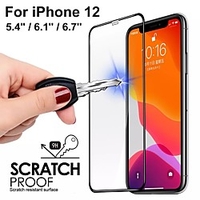 3D Full Cover Tempered Glass For iPhone 12 11 Pro Max 12 Mini Protective Films For iPhone 12 11 X XS MAX XR SE 2020 8 7 6 Plus 5 se Full Cover Screen Protector Tempered Glass