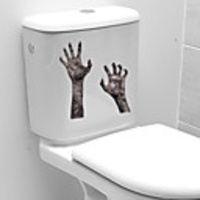 3D Horror Handprint Halloween Wall Stickers Decorative Wall Stickers,  PVC Home Decoration Wall Decal Wall Decoration / Removable
