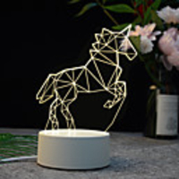3D LED Lamp Creative 3D LED Night Lights Novelty Illusion Night Lamp 3D Illusion Table Lamp For Home Decorative Light