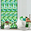 3D Mosaic Parrot Green Wall Stickers Bathroom Waterproof Tile Stickers Kitchen Oil and Antifouling Stickers