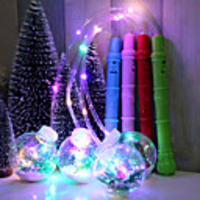 3D Night Light Christmas Decoration LED Ball Lantern for Bedroom LED Night Light Touch Sensor Color-Changing Birthday Gift Toy for Kids Christmas New Year