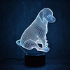 3D Nightlight Waterproof Sensor Dimmable LED Modern Contemporary USB 1 pc miniinthebox