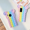 3D Push Pop Bubble Fidget Case For Huawei P40 Pro P30 Pro Nova 8 Pro Soft Silicone Rainbow Case Release Stress Cover Squeeze Sensory Cover Fidget Toy Case For Huawei Mate 40 Pro Mate 30 Pro Nova 7 6 miniinthebox
