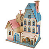 3D Puzzle Jigsaw Puzzle Model Building Kit Castle Famous buildings House DIY Wooden Classic Unisex Toy Gift