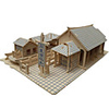3D Puzzle Jigsaw Puzzle Model Building Kit Famous buildings Chinese Architecture DIY Simulation Wooden Classic Chinese Style Unisex Toy Gift / Wooden Model