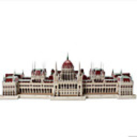 3D Puzzle Jigsaw Puzzle Model Building Kit Famous buildings DIY Natural Wood Classic Unisex Toy Gift