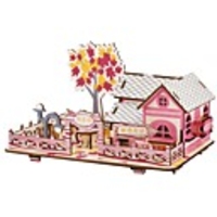 3D Puzzle Jigsaw Puzzle Model Building Kit Famous buildings House DIY Hard Card Paper Classic Anime Cartoon Kid