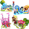 3D Puzzle Jigsaw Puzzle Model Building Kit Famous buildings Ship DIY Hard Card Paper Classic Anime Cartoon Kid