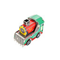 3D Puzzle Jigsaw Puzzle Pegged Puzzle DIY Pull Back Vehicles Paper Kid