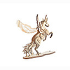 3D Puzzle Jigsaw Puzzle Wooden Model Dinosaur Plane / Aircraft Horse DIY Wooden Classic Unisex Toy Gift