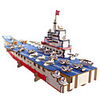 3D Puzzle Jigsaw Puzzle Wooden Model Fighter Aircraft Famous buildings House Wooden Natural Wood Unisex Toy Gift