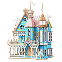 3D Puzzle Model Building Kit Wooden Model Famous buildings House DIY Wooden Classic Kid