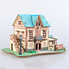 3D Puzzle Wooden Puzzle Architecture Simulation Hand-made Wooden 74 pcs Kid