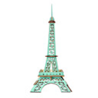 3D Puzzle Wooden Puzzle Eiffel Tower Simulation Hand-made Wooden 25 pcs Kid