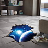 3D Space Nebula Wall Stickers - Plane Wall Stickers Floral / Botanical / Landscape Study Room / Office / Dining Room / Kitchen