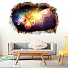 3D Starry Sky Wall Stickers 3D Wall Stickers Decorative Wall Stickers PVC Home Decoration Wall Decal Wall Decoration 1pc