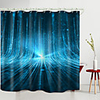 3D Technology light Digital Printing Shower Curtain Shower Curtains Hooks Modern Polyester New Design
