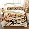 3D Vision Million dollars Print 3-Piece Duvet Cover Set Hotel Bedding Sets Comforter Cover with Soft Lightweight Microfiber(Include 1 Duvet Cover and 1or 2 Pillowcases)
