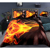 3D Vortex 3-Piece Duvet Cover Set Hotel Bedding Sets Comforter Cover with Soft Lightweight Microfiber,  Include 1 Duvet Cover,  2 Pillowcases for Double/Queen/King(1 Pillowcase for Twin/Single) miniinthebox