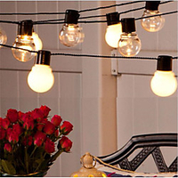 3M 10Leds Festoon Led Globe Led Flexible String Light Fairy Bulb Christmas Fairy String Light Garland Garden Patio Yard Decoration Holiday Outdoor Lighting EU US Plug AC110V 120V 220V 230V 240V miniinthebox