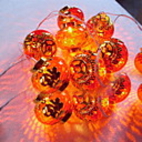 3M 20 LEDs Red Lantern Light String(CIS-84132)