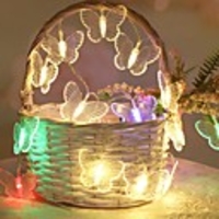 3M 20LEDs Butterfly Garland Fairy LED String Lights Battery Powered 1.5M 10LEDs Outdoor Garden Wedding Birthday Party Girls Room Decoration Lights