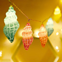 3M 20LEDs Conch Fairy LED String Lights Battery Powered 1.5M 10LEDs Christmas String Lights Wedding Birthday Party Girls Room Decoration Lights