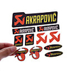3M 3D Heat-resistant Aluminium Motorcycle Exhaust Pipes Decal Sticker Cool Personality Scorpio For Yoshimura Akrapovic Stickers