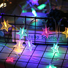 3M 6M 10M Snowflake String Lights Christmas Tree Stars Fairy Garlands Curtain light Outdoor for Xmas Party New Year