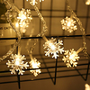 3M 6M 10M Snowflake String Lights Christmas Tree Stars Fairy Garlands Curtain Light Outdoor for Xmas Party New Year