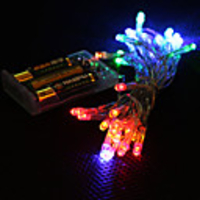3M Multi Color LED String Christmas Fairy Light 2 Modes (Flashing,  Steady on)